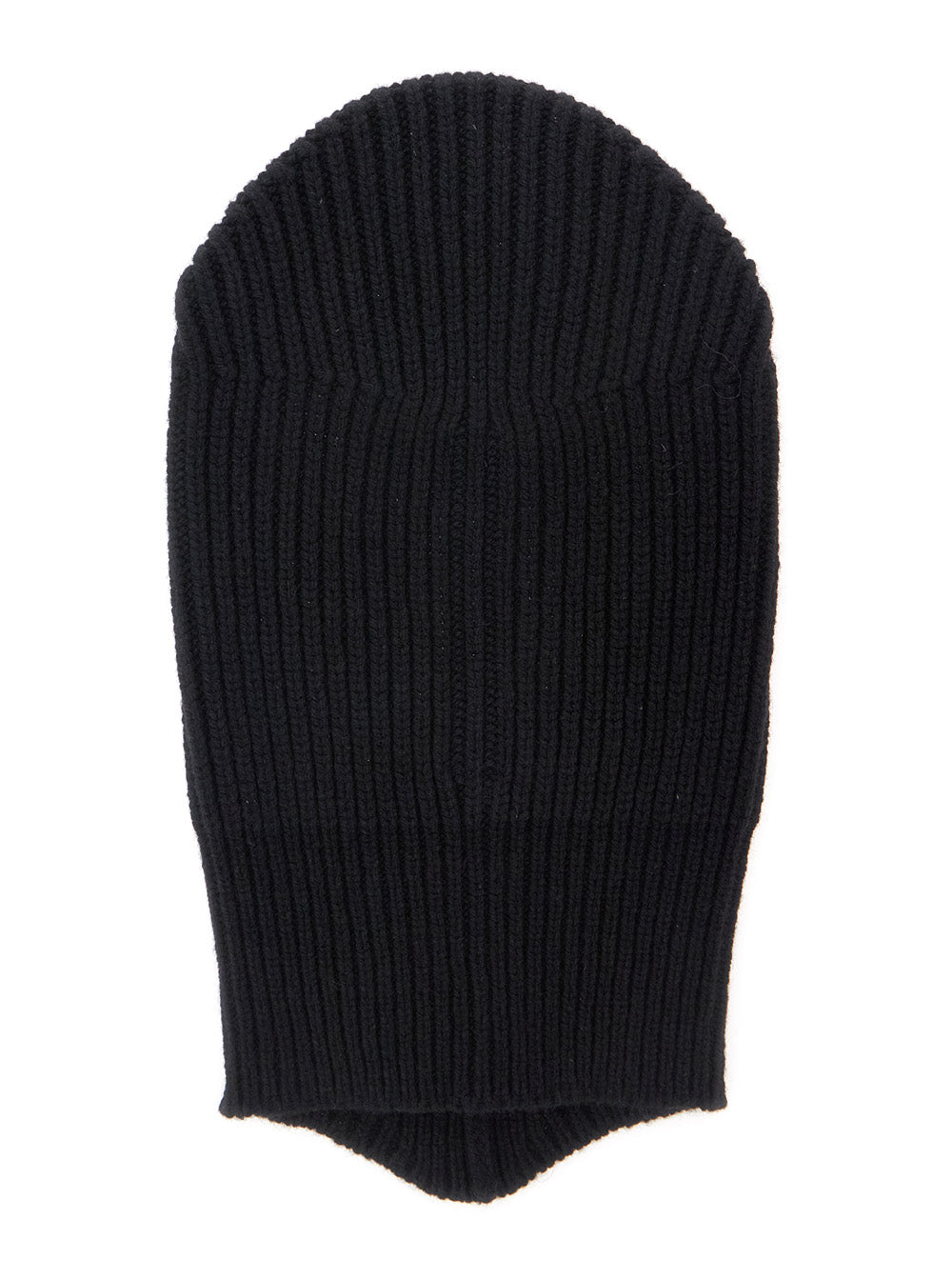 RICK OWENS Rick Owens Men 'Porterville Skull' Black Hat With Balaclava Design In Cashmere And Wool Men