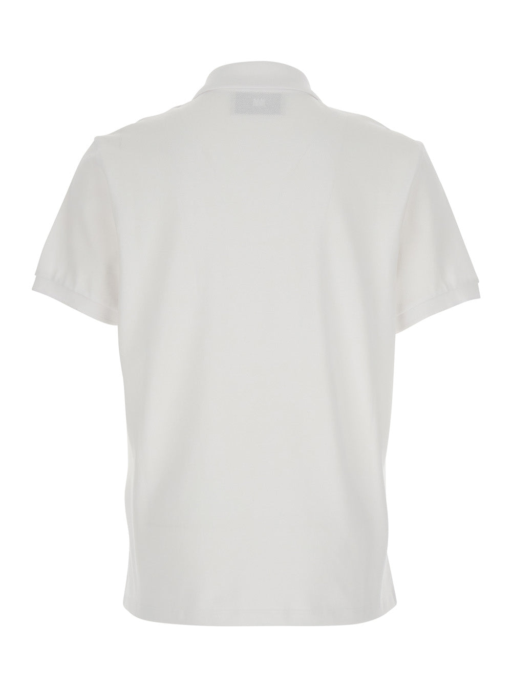 Ami Paris Men Polo Shirt With Adc Logo Embroidery On The Front In White For Women