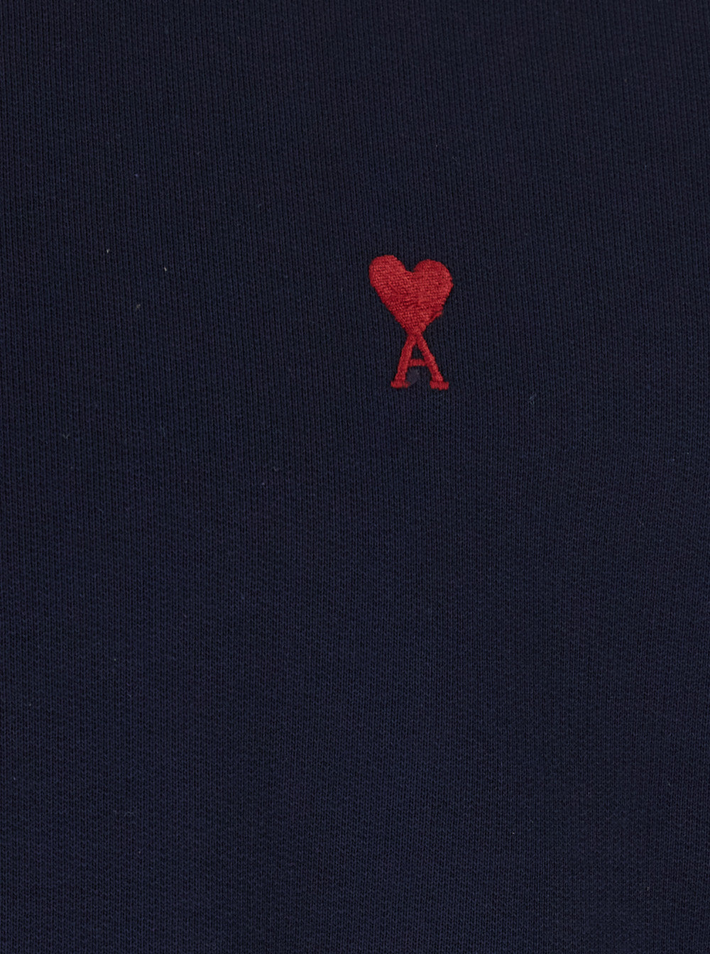 Ami Paris Men Blue Sweatshirt With Ami De Coeur Logo On The Front In Cotton For Men