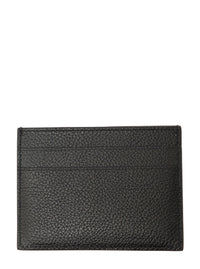 Balenciaga Men Cardholder With Contrasting Logo Lettering In Black Leather Men