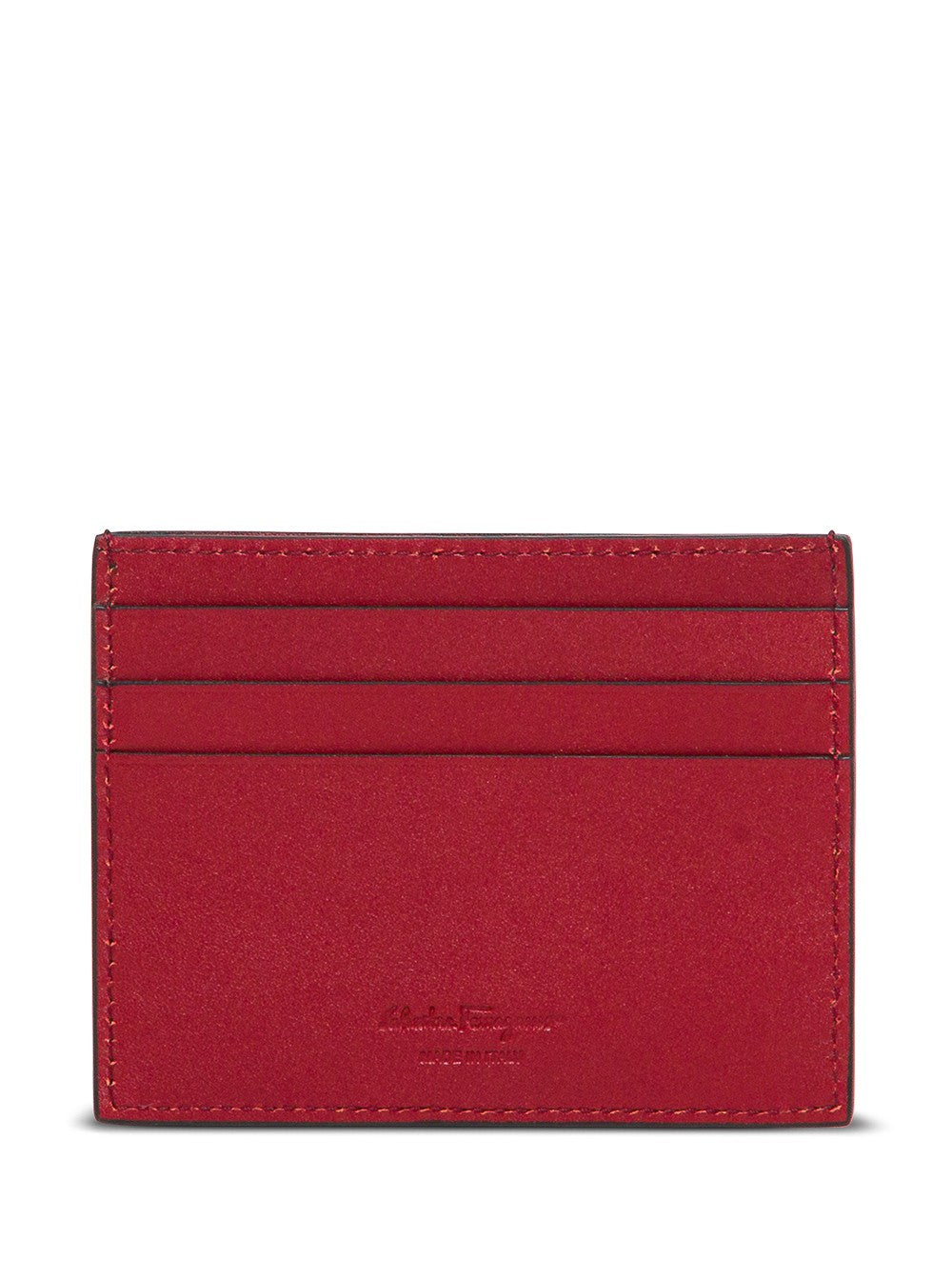 Ferragamo Men Cardholder 'Revival' With Gancini Buckle On The Front In Black Leather For Men