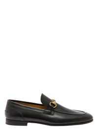 GUCCI Gucci Men Loafer 'Jordaan' With Leather Clamp Detail Black Men