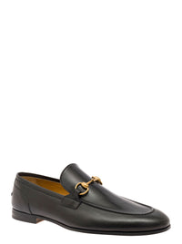 GUCCI Gucci Men Loafer 'Jordaan' With Leather Clamp Detail Black Men
