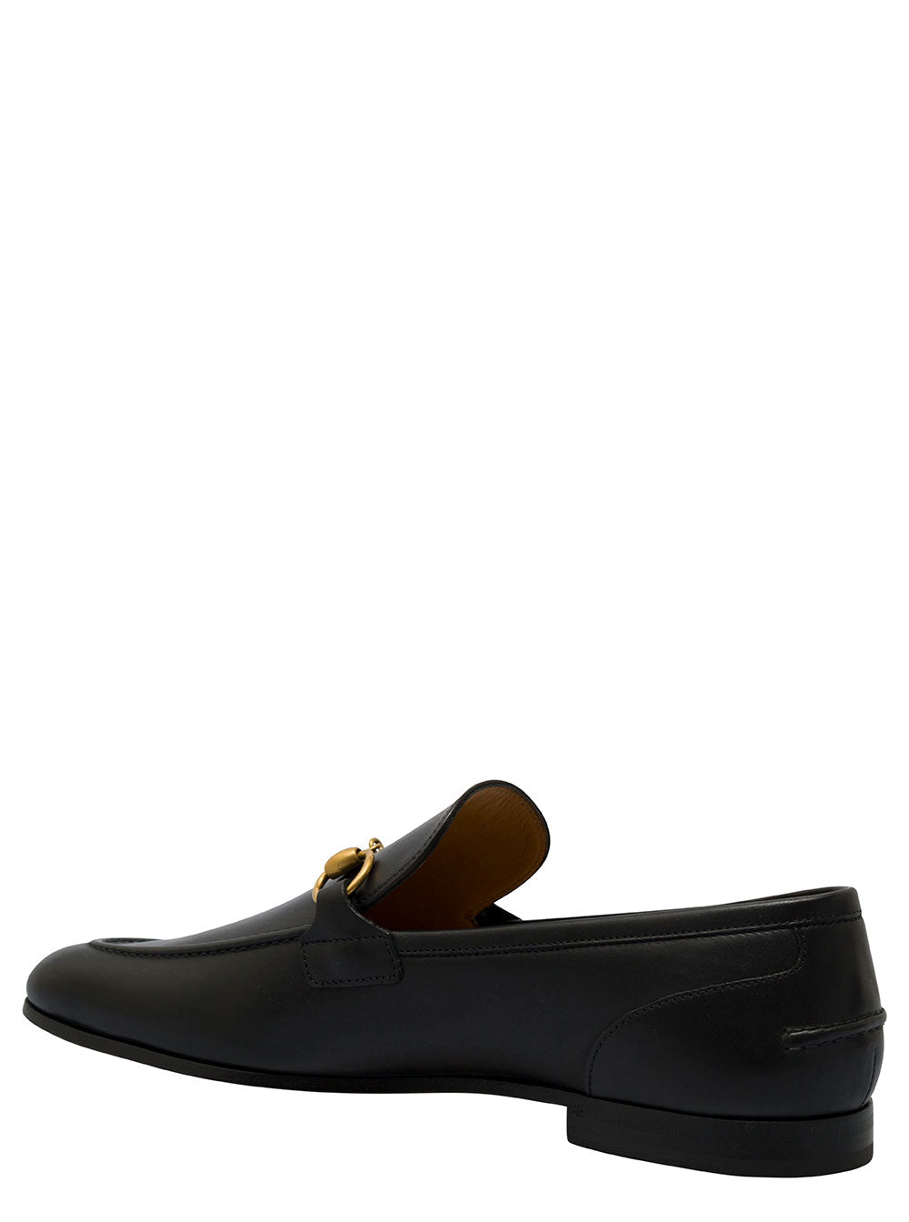 GUCCI Gucci Men Loafer 'Jordaan' With Leather Clamp Detail Black Men