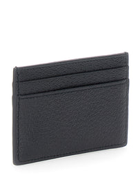 Gucci Men Cardholder 'Gg Marmont' With Gg Logo On The Front In Black Leather For Men