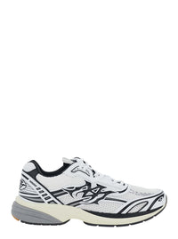 Amiri Men 'M-Tech' White Sneakers With Side Logo Patch In Leather And Fabric And Leather For Men