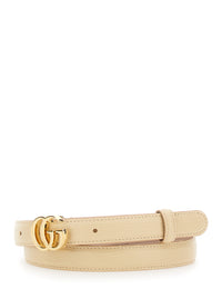 Gucci Women Flat Gg Marmont Belt