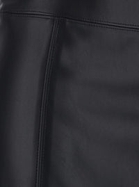 'S MAXMARA 'S Maxmara Women 'Crisma' Black Midi Skirt With Zip Closure At The Back In Leather For Women