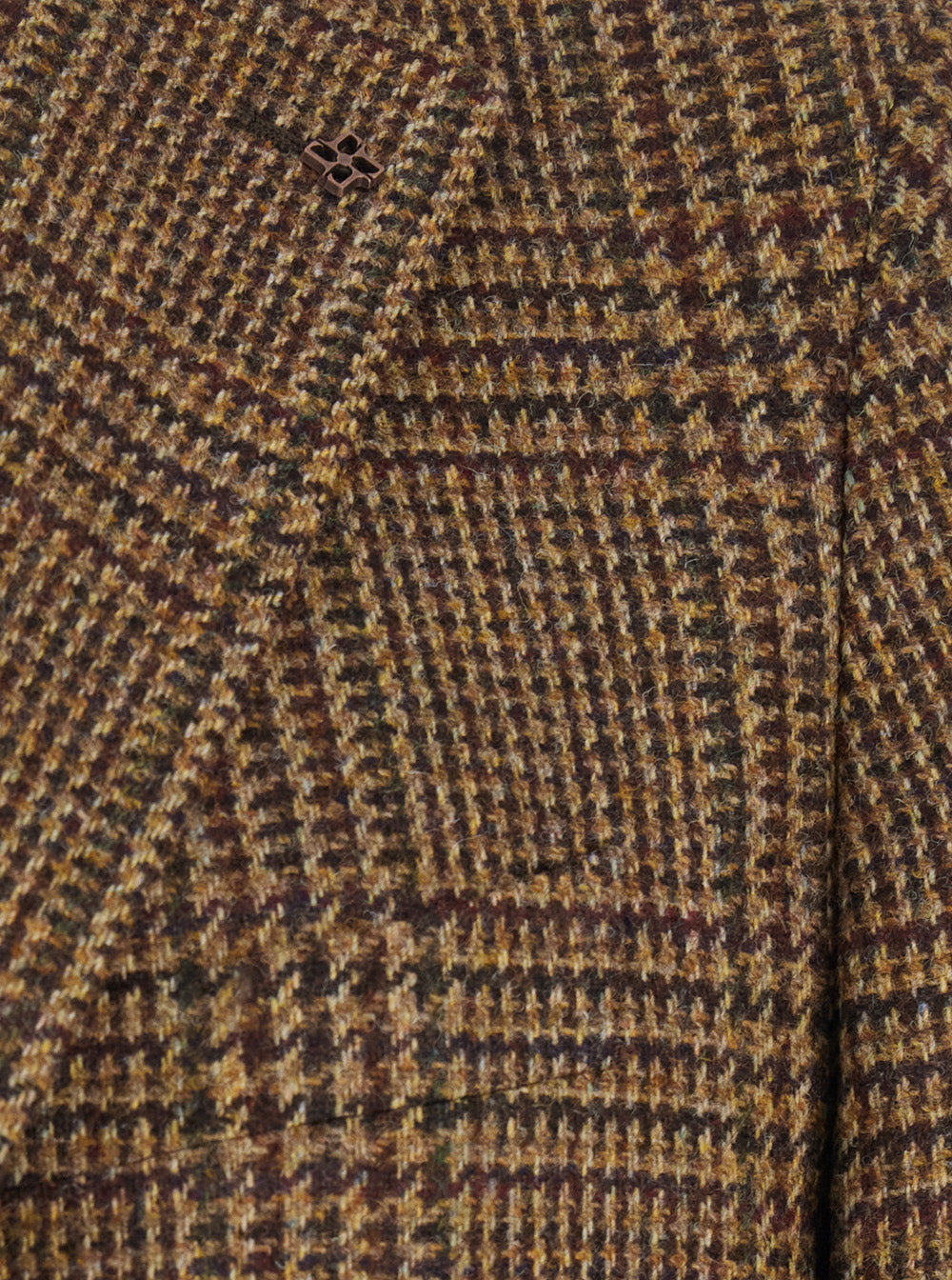 Tagliatore Men Montecarlo Single-Breasted Jacket With Row Pockets In Brown
