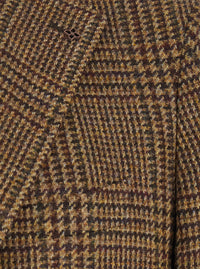 Tagliatore Men Montecarlo Single-Breasted Jacket With Row Pockets In Brown