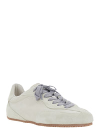 Axel Arigato Men 'Daze' White Low Top Sneakers With Contrasting Laces And Logo Patch On The Tongue In Leather For Men