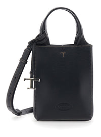 TOD'S Tod's Women Handbag Apa With Microfiber Details And Logo, Black, Unisex