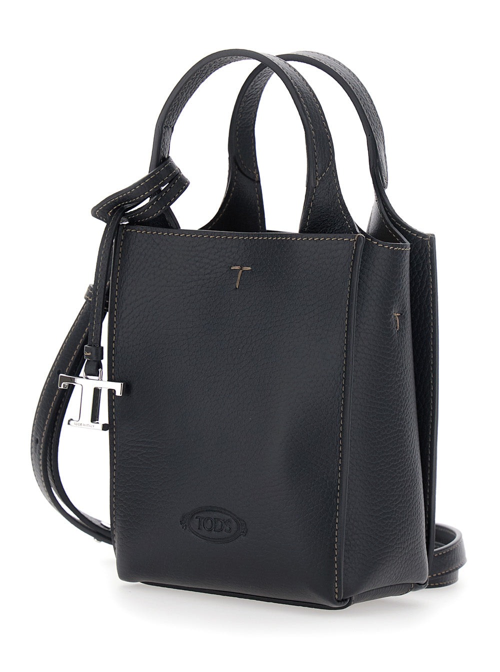 TOD'S Tod's Women Handbag Apa With Microfiber Details And Logo, Black, Unisex