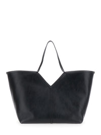 SAINT LAURENT Saint Laurent Women 'Ysl Bo' Black Shoulder Bag With Ysl Logo In Leather For Women