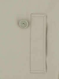 Balenciaga Women Beige Oversized Trench With Wide Collar And Button Cuffs In Cotton For Women