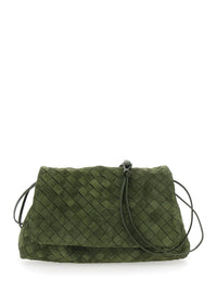 Bottega Veneta Women Giorno Intrecciato 15 Glove Suede