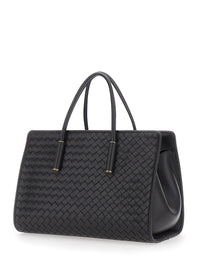 Bottega Veneta Women Small Barbara Tote Intreccio 9X12 Nappa Fluffy