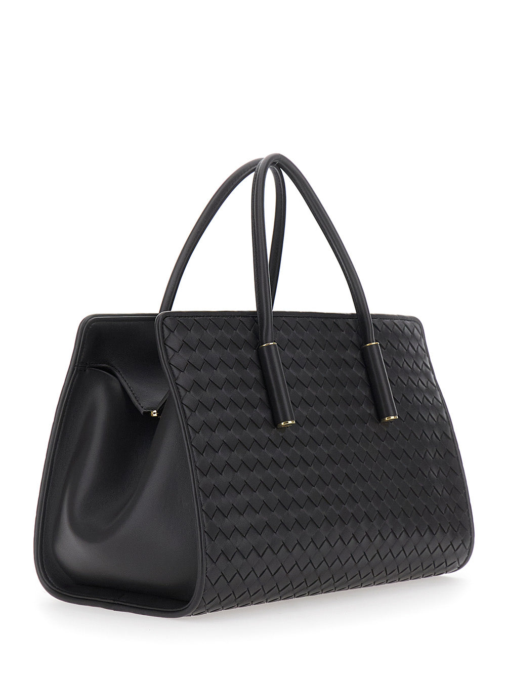 Bottega Veneta Women Small Barbara Tote Intreccio 9X12 Nappa Fluffy