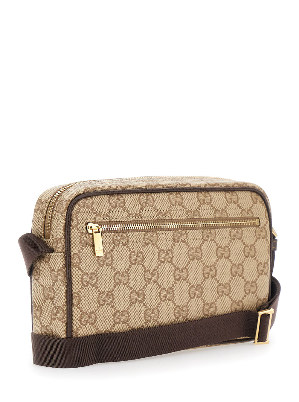 Gucci Men Orizontal Gucci Web Vintage Sand Vetrificato