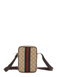 Gucci Men Vertical Gucci Web Vintage Sand Vetrificato