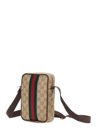 Gucci Men Vertical Gucci Web Vintage Sand Vetrificato