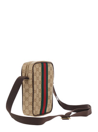 Gucci Men Vertical Gucci Web Vintage Sand Vetrificato