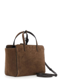 HIDESINS Hidesins Women Brown Medium Handbag With Adjustable Shoulder Strap And Front Pocket In Suede For Women