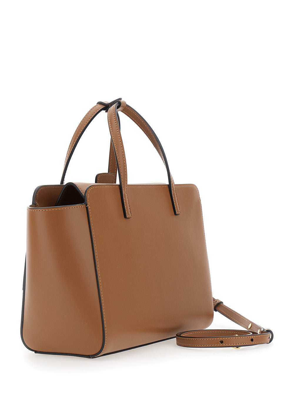 HIDESINS Hidesins Women Brown Medium Handbag With Adjustable Shoulder Strap And Front Pocket In Leather For Women