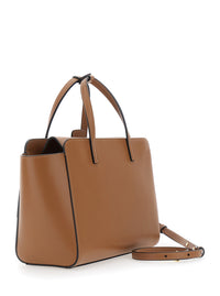 HIDESINS Hidesins Women Brown Medium Handbag With Adjustable Shoulder Strap And Front Pocket In Leather For Women