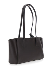 HIDESINS Hidesins Women Brown Small Shoulder Bag With Front Pocket And Logo Lettering In Leather For Women