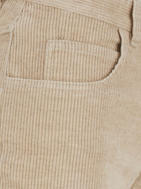 Isabel Marant Etoile Women 'Ruthie' White Pants With Logo Patch On The Back In Corduroy For Women