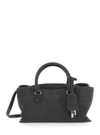 OSOI Osoi Women 'Shell Brot' Brown Mini Shoulder Bag With Adjustable And Removable Strap And Pendant On The Front In Suede For Women