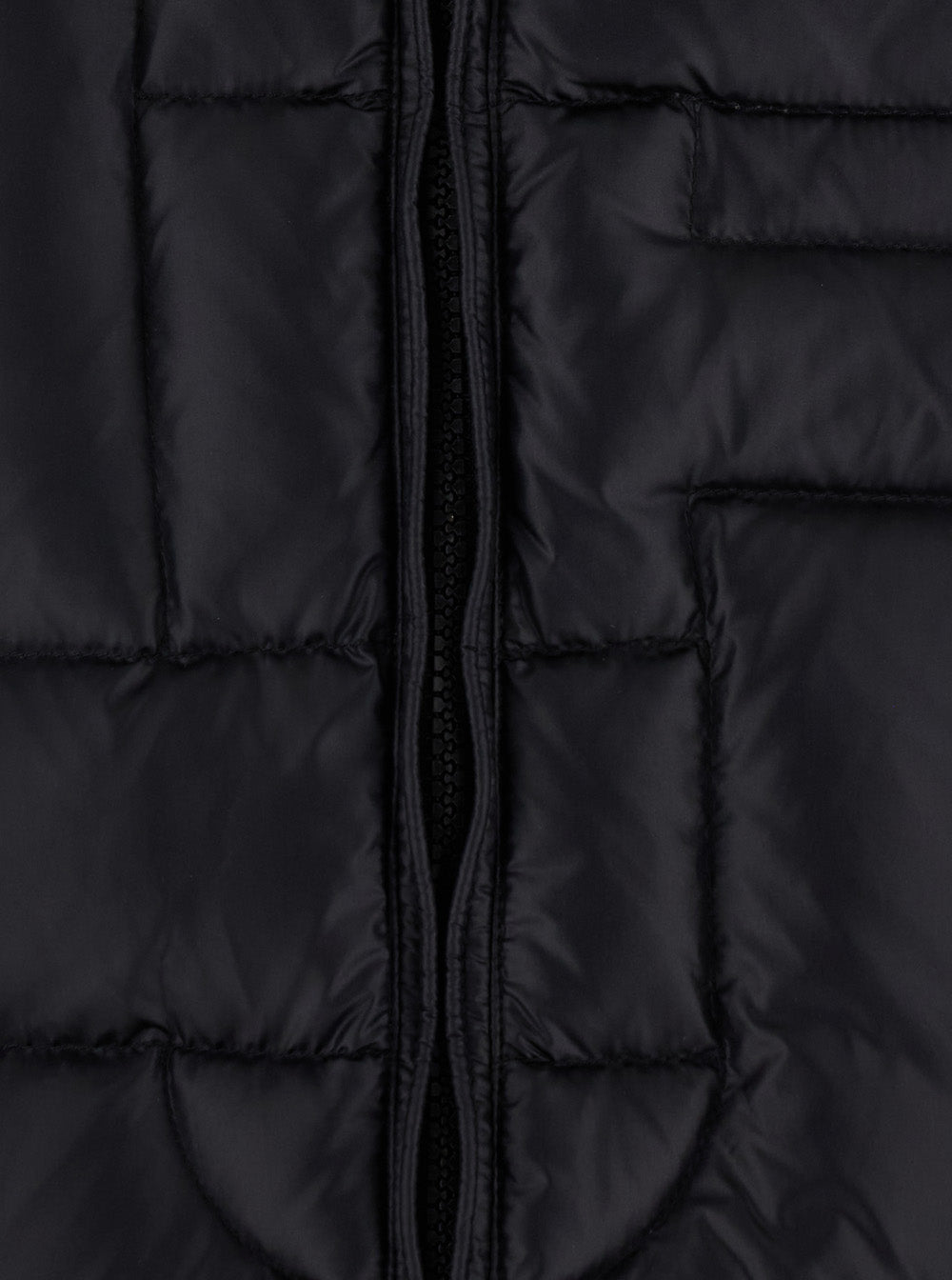Casablanca Men Black Down Jacket With Fixed Hood And Monogram Design In Tech Fabric For Men