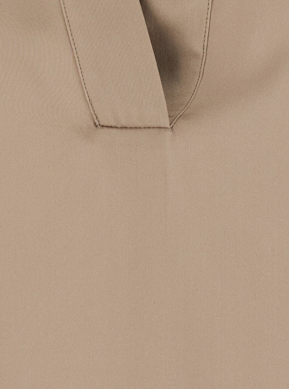 Tom Ford Women Beige Shirt With Wide Collar And V-Neck In Silk For Women