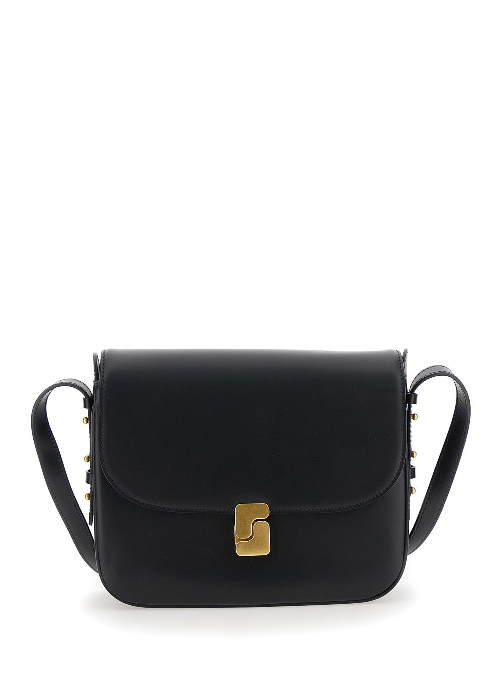 Soeur Women Crossbody Bag Bellissima Maxi In Leather And Black For Women