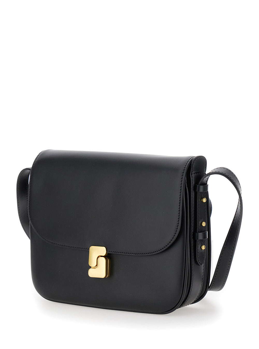Soeur Women Crossbody Bag Bellissima Maxi In Leather And Black For Women