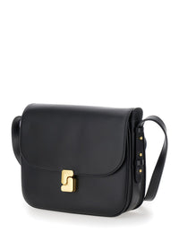 Soeur Women Crossbody Bag Bellissima Maxi In Leather And Black For Women