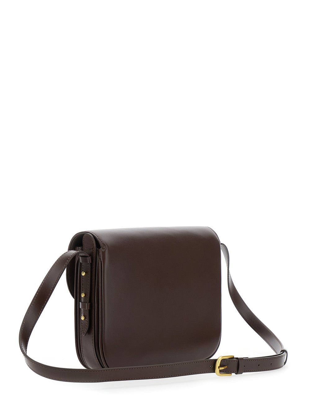 Soeur Women Bellissima Maxi Is A Brown Leather Crossbody Bag With Elegant And Unisex Details