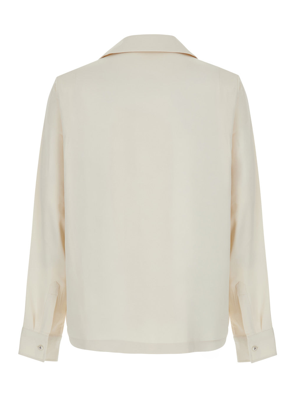 Amiri Men Polar Collar Shirt In White