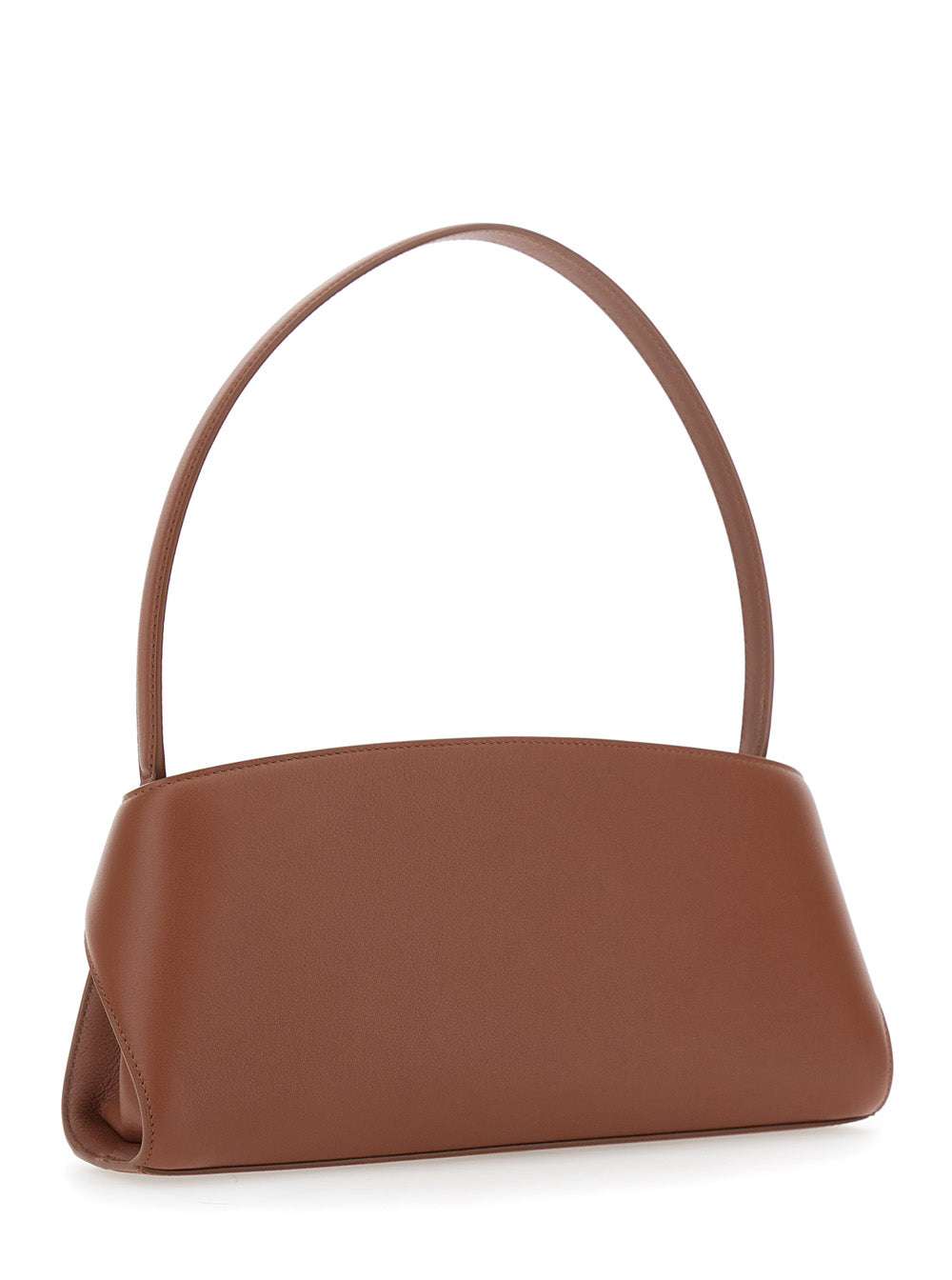 FERRAGAMO Ferragamo Women 'Hug East West' Brown Shoulder Bag With Shoulder Strap And Straps On The Front In Leather For Women