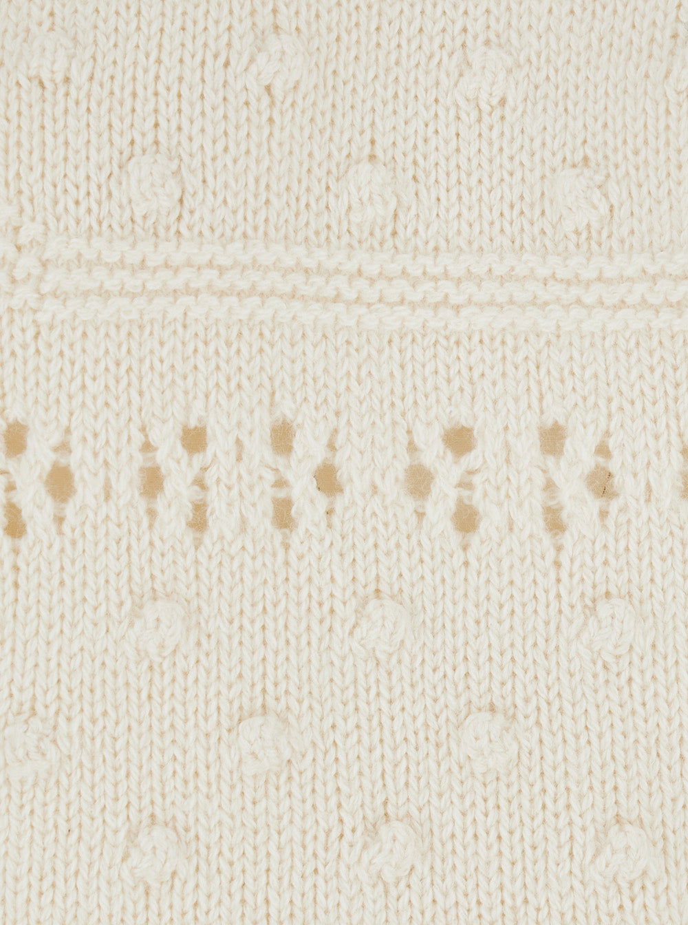 Isabel Marant Etoile Women 'Luce' White Crewneck With Perforated Design In Wool For Women