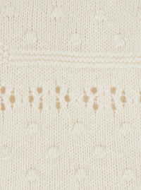Isabel Marant Etoile Women 'Luce' White Crewneck With Perforated Design In Wool For Women