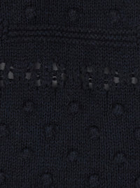 Isabel Marant Etoile Women 'Luce' Black Crew Neck Sweater With Perforated Design In Wool For Women