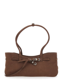 MARGESHERWOOD Margesherwood Women 'Grandma Used' Brown Shoulder Bag With Adjustable Strap On The Front In Aged Leather For Women