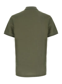 Burberry Men 'Eddie Ekd' Green T-Shirt With Round Neck And Logo On The Front In Cotton Men