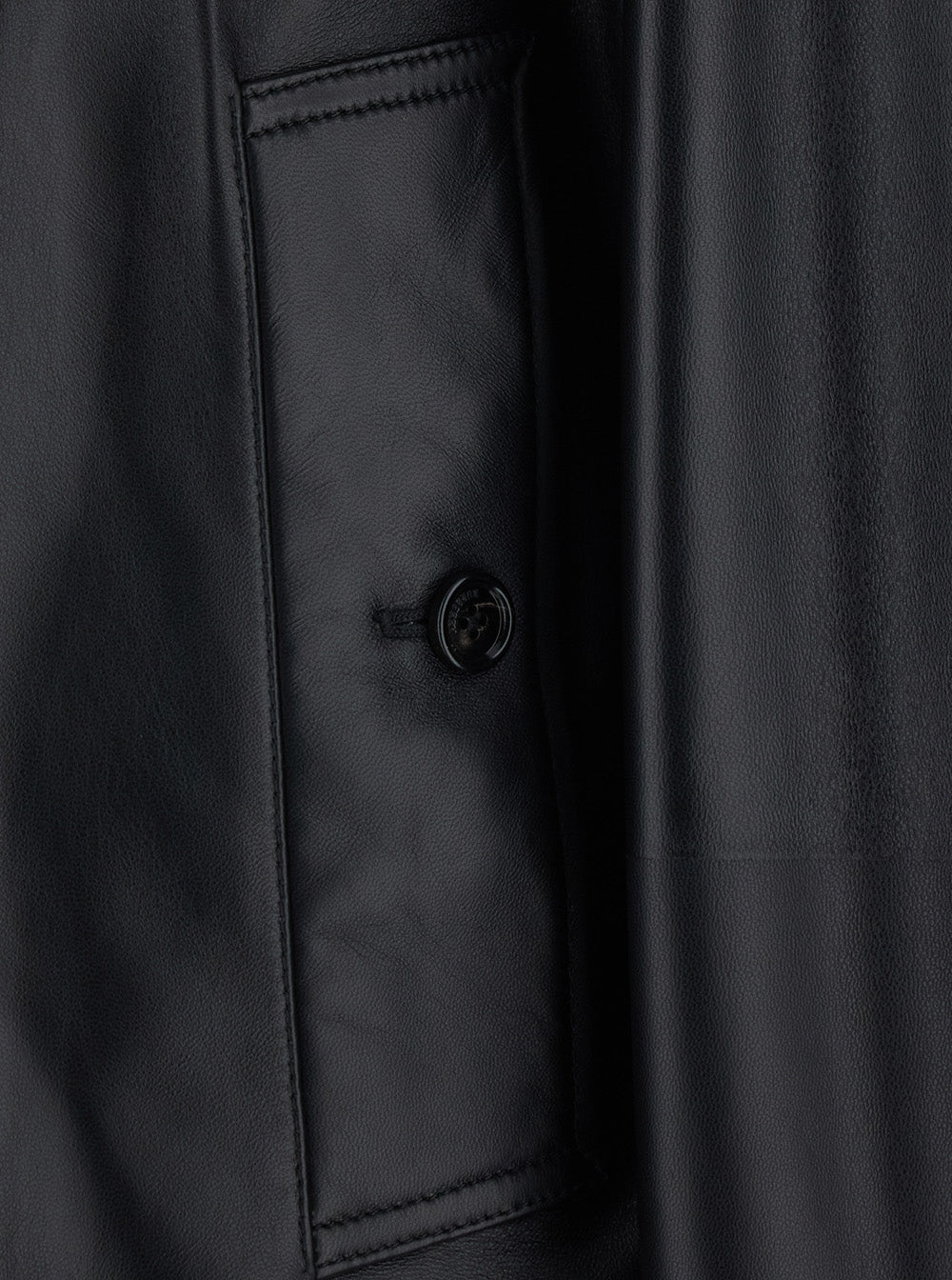 Burberry Women 'Mayfair' Black Jacket With Wide Collar And Cropped Design In Leather For Women