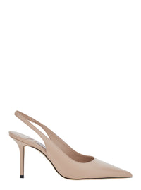 JIMMY CHOO Jimmy Choo Women 'Love' Beige Slingback Pumps With High Heel In Leather For Women