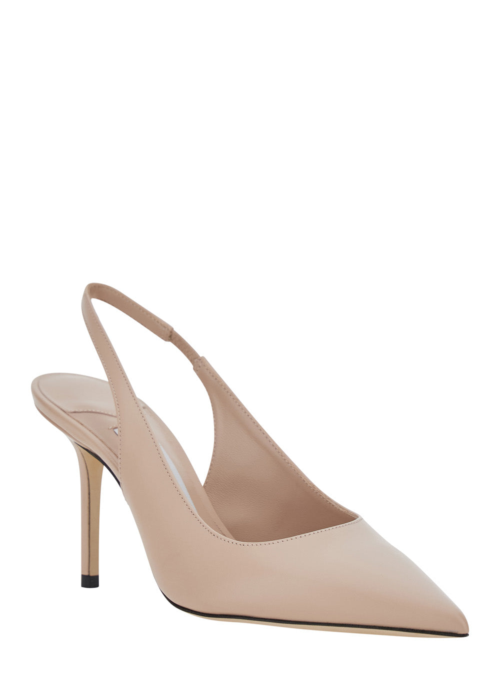 JIMMY CHOO Jimmy Choo Women 'Love' Beige Slingback Pumps With High Heel In Leather For Women