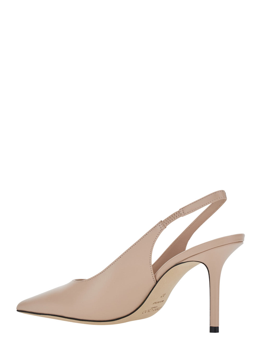 JIMMY CHOO Jimmy Choo Women 'Love' Beige Slingback Pumps With High Heel In Leather For Women