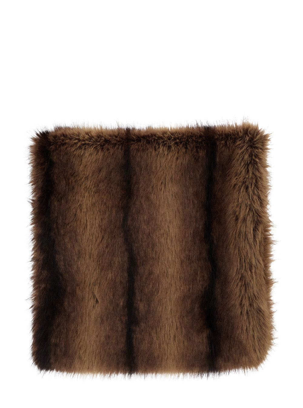 Leplain Women Brown Faux Fur Scarf For Women